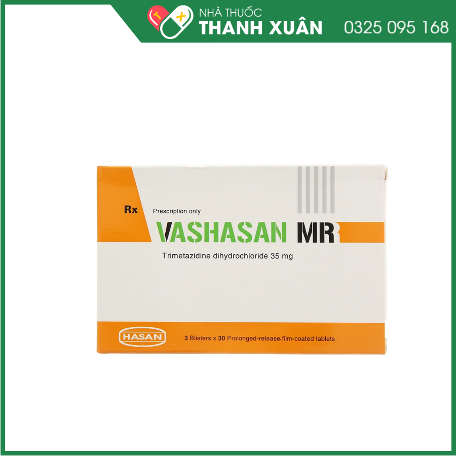 Vashasan MR 35mg trị đau thắt ngực
